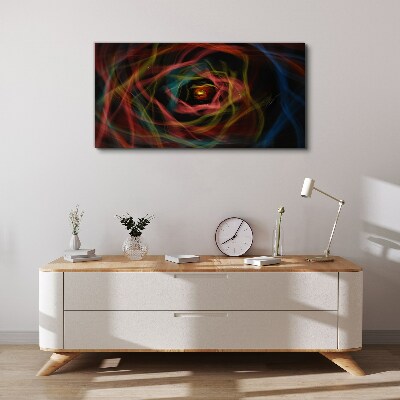 A swirl of colored lights Canvas wall art