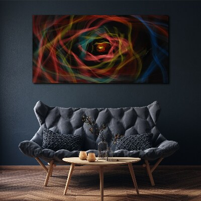 A swirl of colored lights Canvas wall art