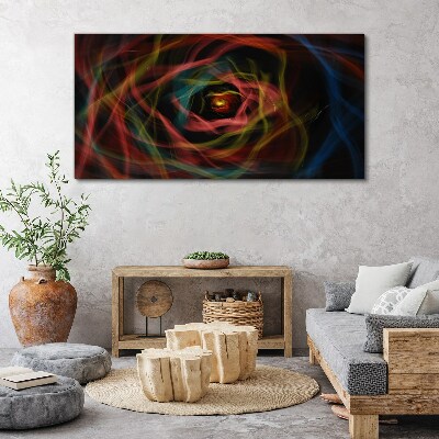 A swirl of colored lights Canvas wall art
