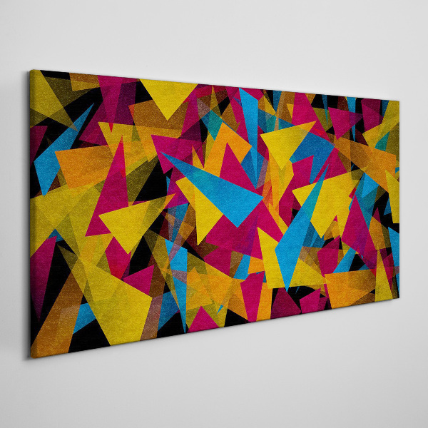 Colorful Geometries in Motion Canvas wall art