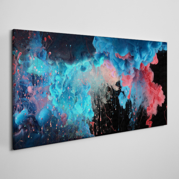 Colorful clouds in motion Canvas wall art