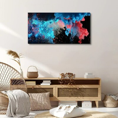 Colorful clouds in motion Canvas wall art