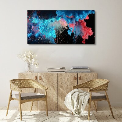 Colorful clouds in motion Canvas wall art