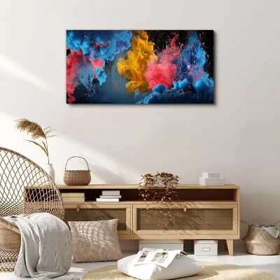 Colorful explosions of emotions Print on canvas