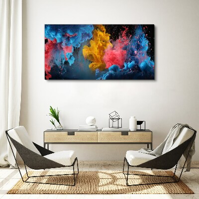 Colorful explosions of emotions Print on canvas