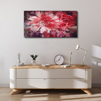 Abstract flowers plant Canvas Wall art