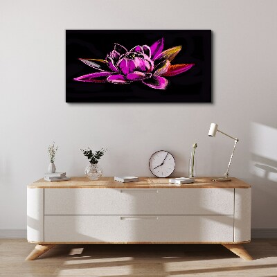 Abstract flowers Canvas Wall art