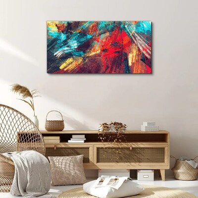 Dynamic explosion of colors Print on canvas