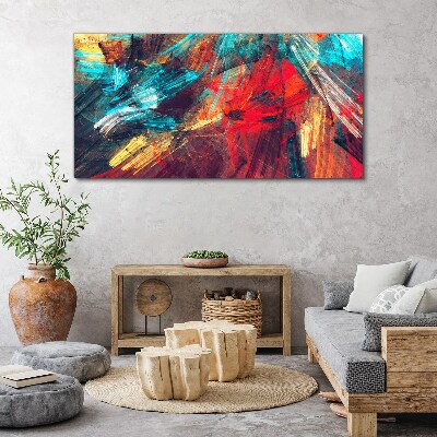 Dynamic explosion of colors Print on canvas
