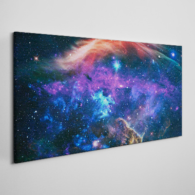 Cosmic Symphony of Colors Print on canvas