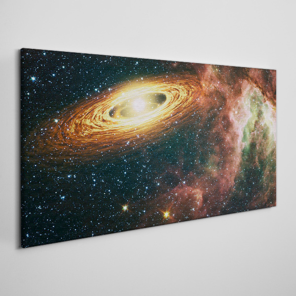 Cosmic galactic vortex Canvas wall art