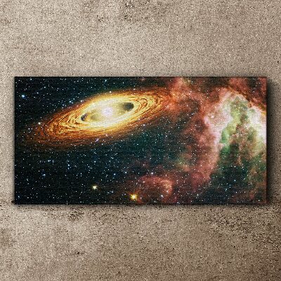 Cosmic galactic vortex Canvas wall art