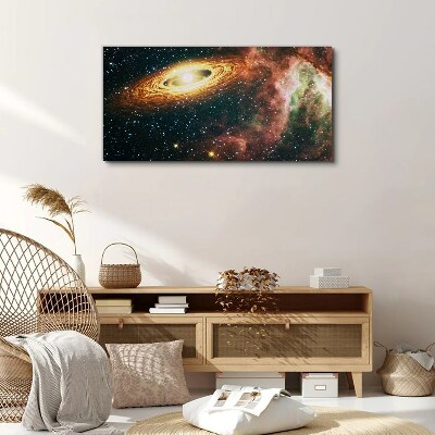 Cosmic galactic vortex Canvas wall art