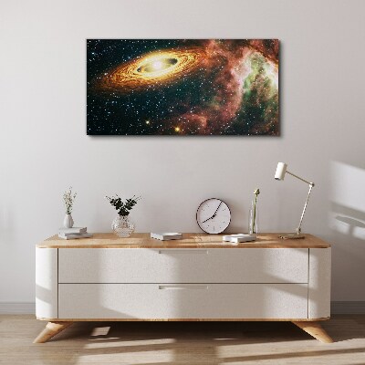 Cosmic galactic vortex Canvas wall art