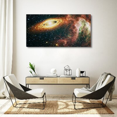 Cosmic galactic vortex Canvas wall art