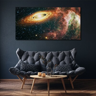 Cosmic galactic vortex Canvas wall art