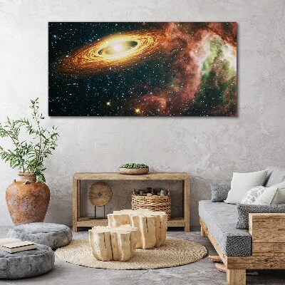 Cosmic galactic vortex Canvas wall art