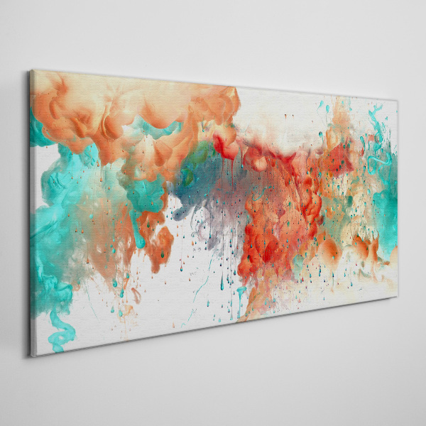 Colorful Emotional Swirls Print on canvas