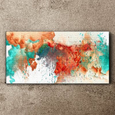 Colorful Emotional Swirls Print on canvas