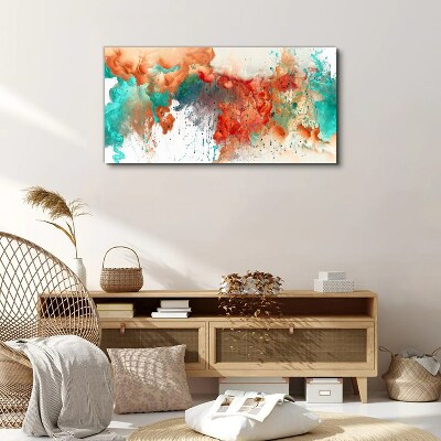Colorful Emotional Swirls Print on canvas