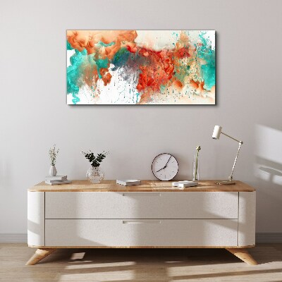 Colorful Emotional Swirls Print on canvas