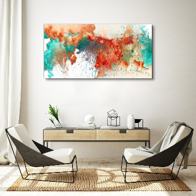 Colorful Emotional Swirls Print on canvas