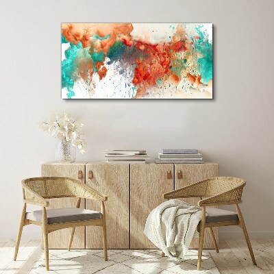 Colorful Emotional Swirls Print on canvas