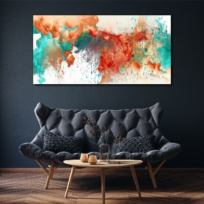 Colorful Emotional Swirls Print on canvas