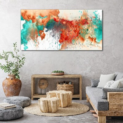 Colorful Emotional Swirls Print on canvas