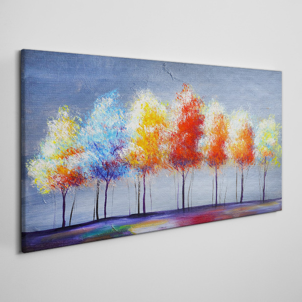 Autumn colors in the park Print on canvas