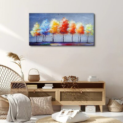 Autumn colors in the park Print on canvas