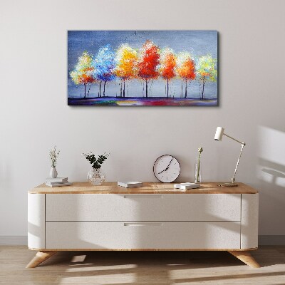 Autumn colors in the park Print on canvas