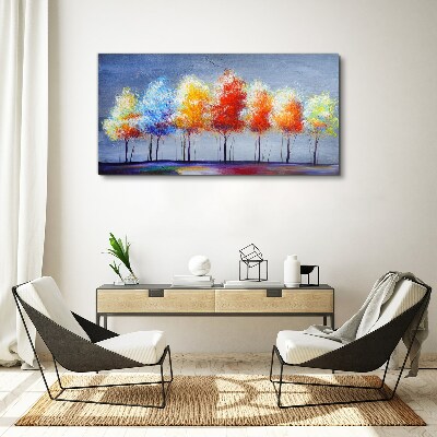 Autumn colors in the park Print on canvas