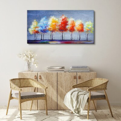 Autumn colors in the park Print on canvas
