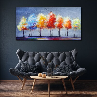 Autumn colors in the park Print on canvas