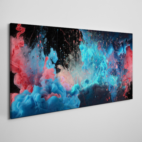 Expression of colors in motion Canvas wall art