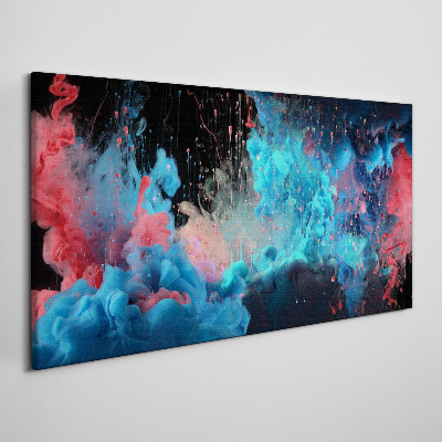 Expression of colors in motion Canvas wall art