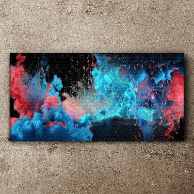 Expression of colors in motion Canvas wall art
