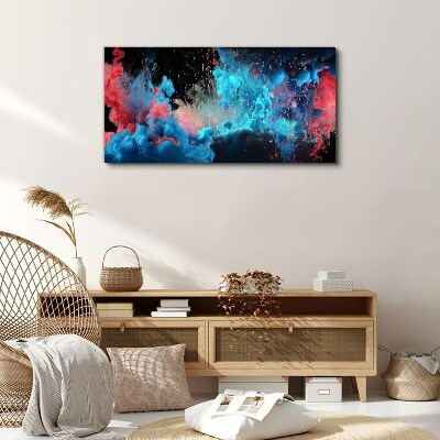 Expression of colors in motion Canvas wall art