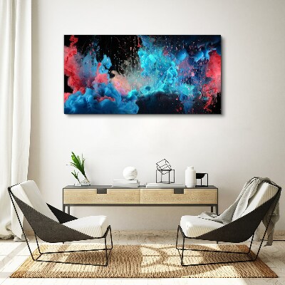 Expression of colors in motion Canvas wall art