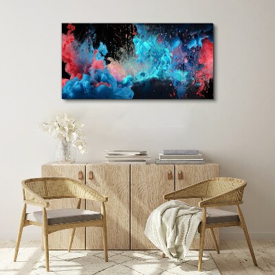 Expression of colors in motion Canvas wall art
