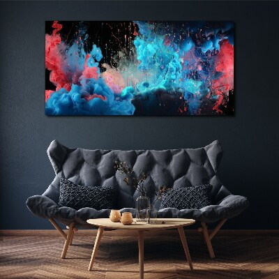 Expression of colors in motion Canvas wall art