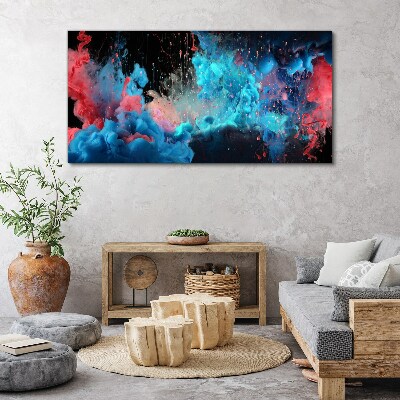 Expression of colors in motion Canvas wall art
