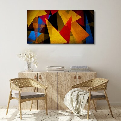 Color Geometry in Motion Canvas wall art