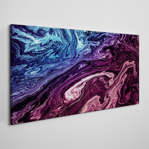 Cosmic swirl of colors Canvas wall art