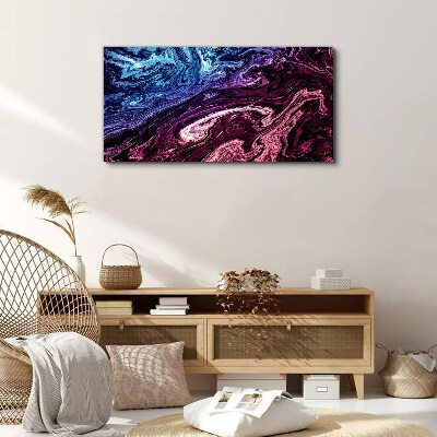 Cosmic swirl of colors Canvas wall art