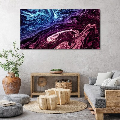 Cosmic swirl of colors Canvas wall art