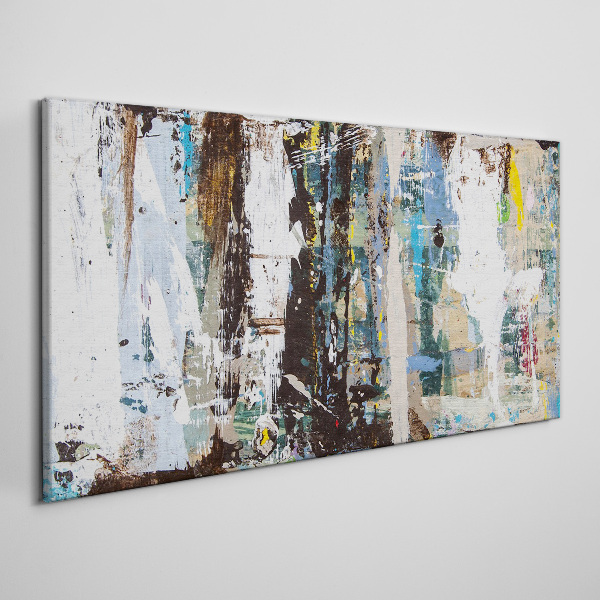 Abstract Mosaic of Colors Print on canvas