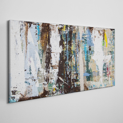 Abstract Mosaic of Colors Print on canvas