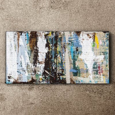 Abstract Mosaic of Colors Print on canvas